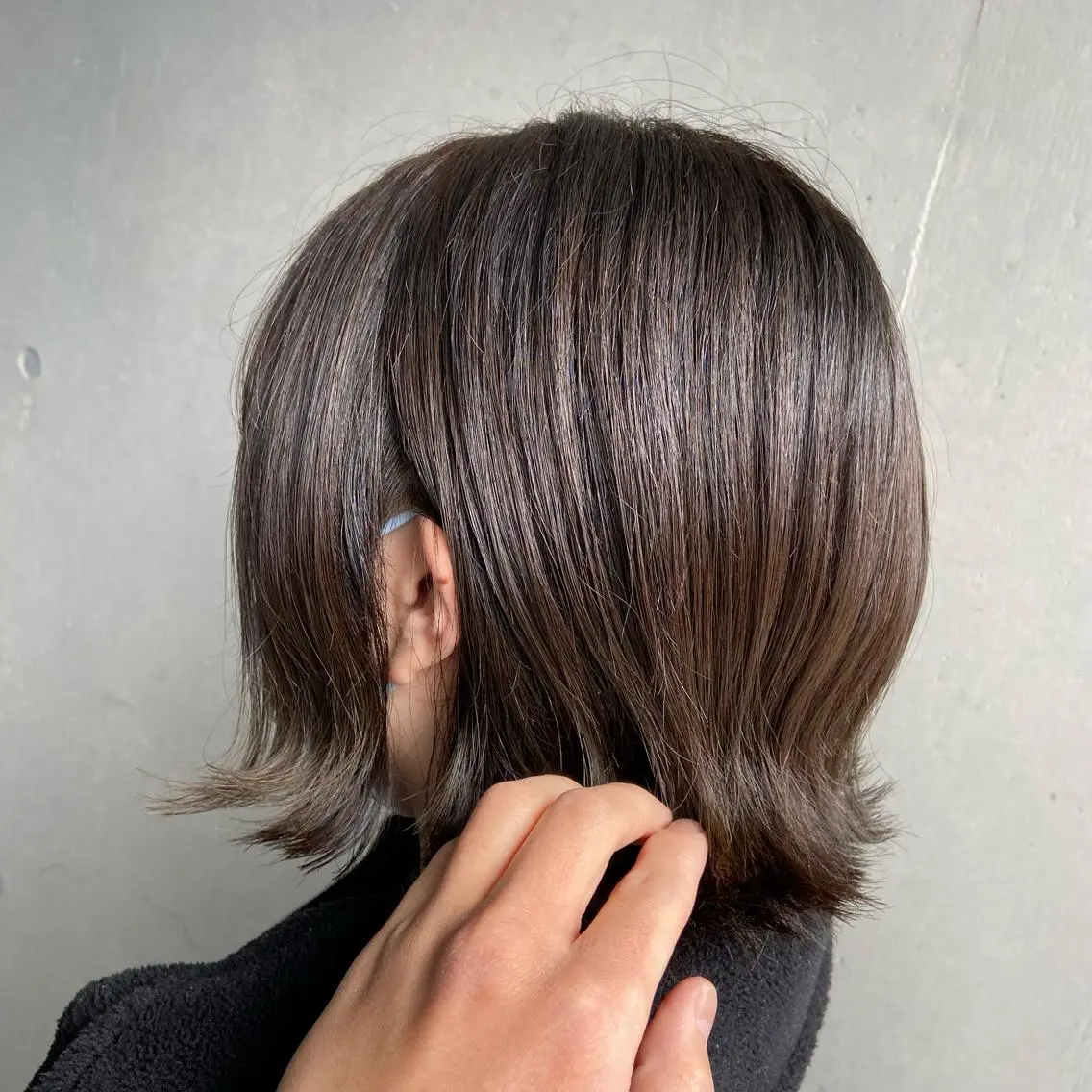 ミディアム カラー 外ハネヘア 💜推しインナー カラー/菊池柊真💜のヘアスタイル