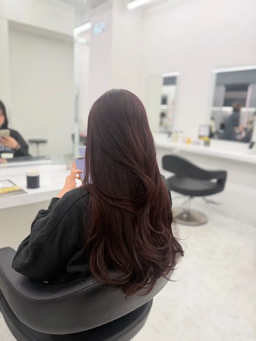ロング カラー カット ヘアカラー 🤍レイヤー/顔周り /hirari🤍のヘアスタイル