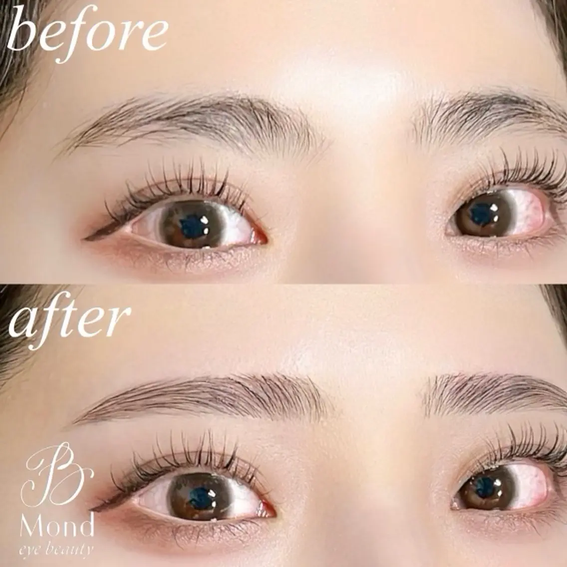 【モデル限定/口コミ掲載】眉毛アイブロウWAX+間引き(毛量調整)+美眉メイク ¥4900→¥0 ※詳細をご確認下さい。の写真