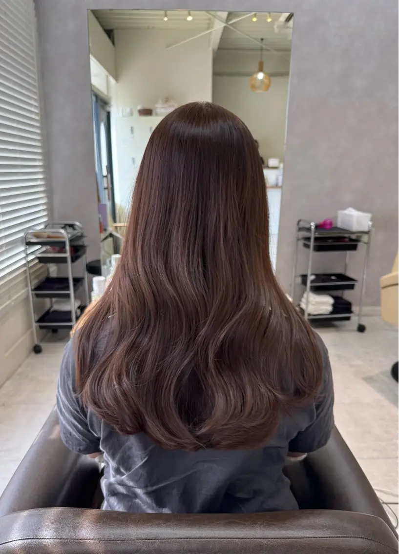 ロング カラー カット ヘアカラー トリートメント 🫧山中 沙希🫧のヘアスタイル