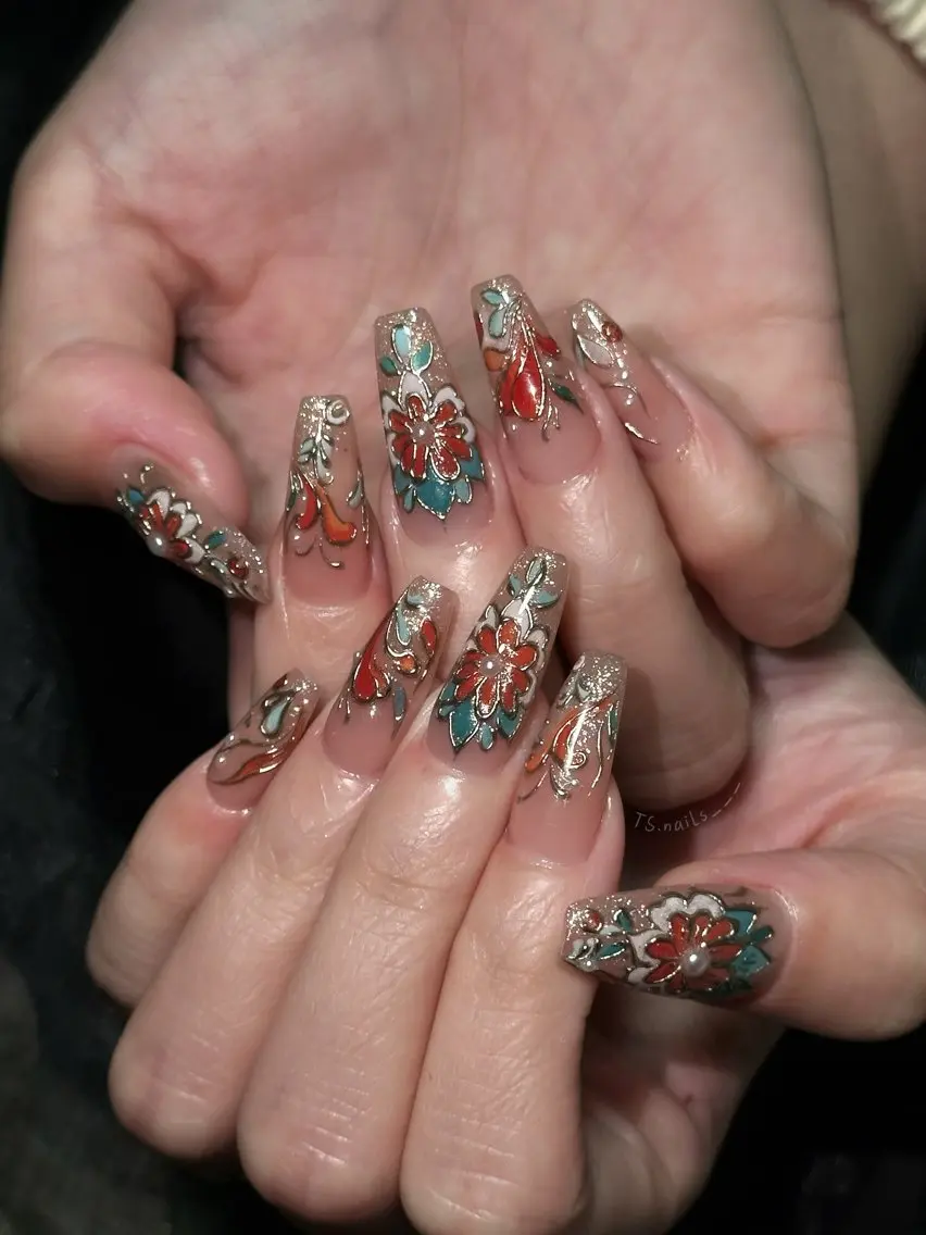 ネイル キラキラネイル マグネットネイル 持ち込み シンプルネイル TS. nails___のネイルデザイン