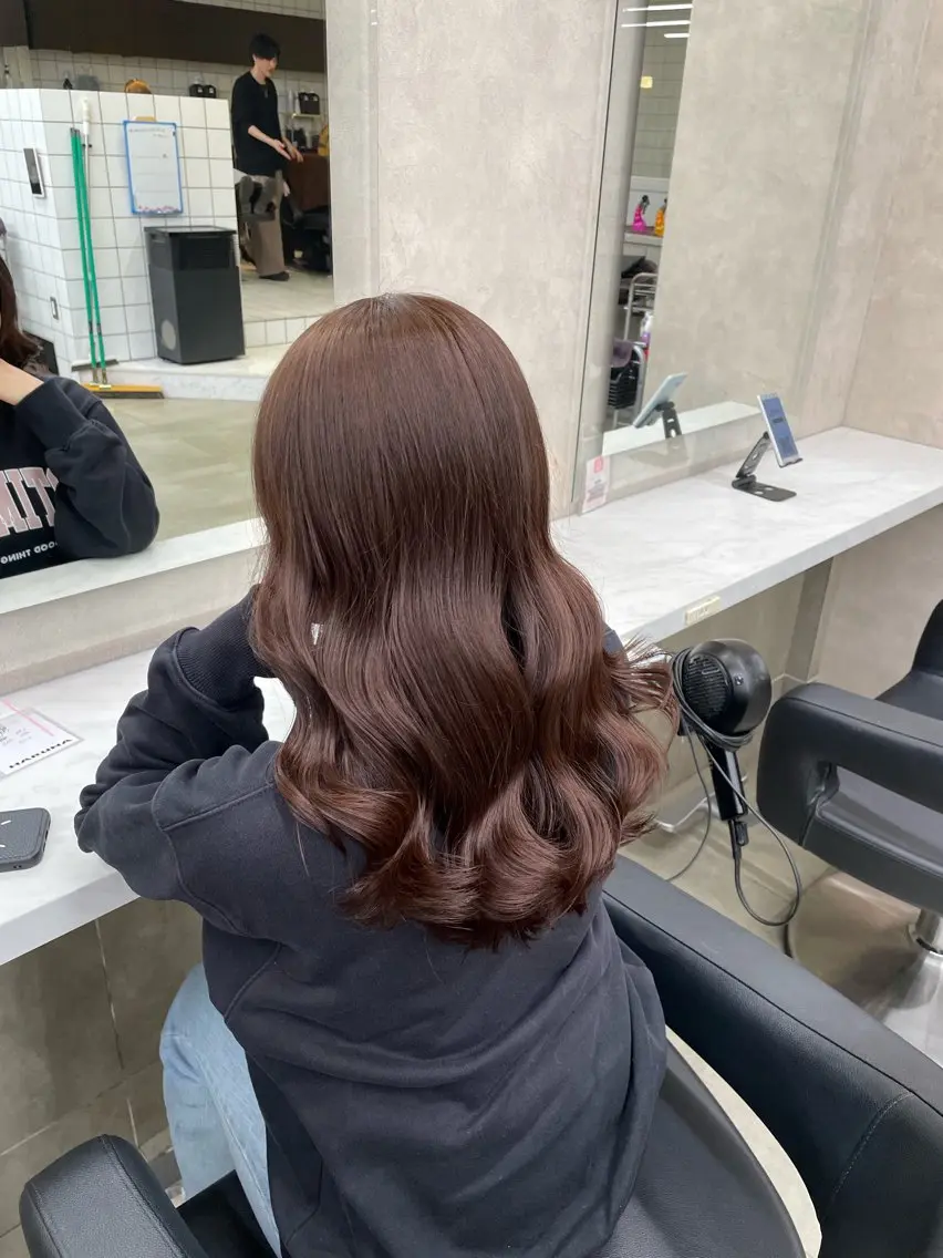ロング カラー ヘアアレンジ ヘアカラー トリートメント ヘアセット 💗横浜美容室 💗HARUNAのヘアスタイル