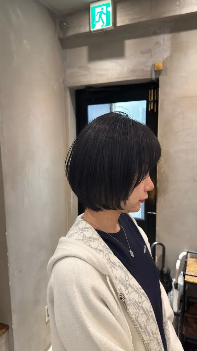 ショート ボブ レイヤーカット カット ヘアカラー トリートメント ボブ/レイヤー/パー マ/立川/KOKIのヘアスタイル