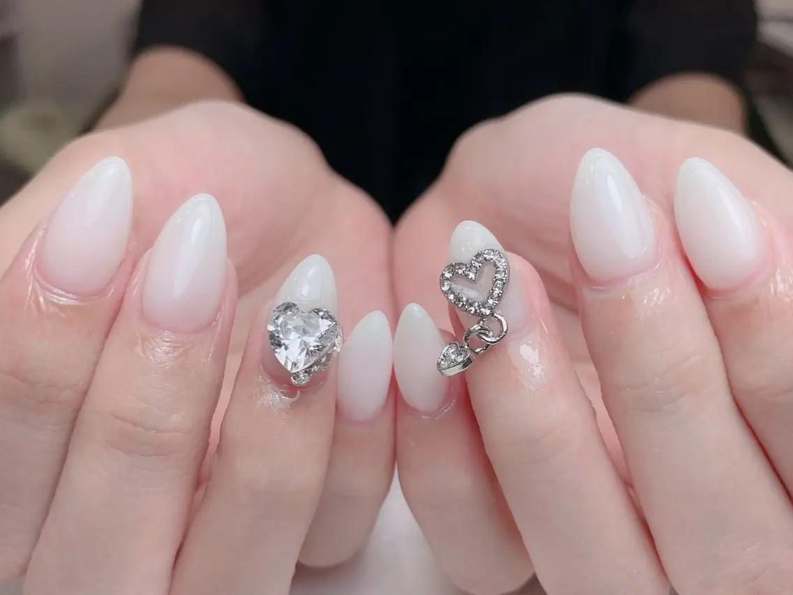ネイル チークネイル 長さ出し フレンチネイル ジェルネイル 韓国ネイル 中野駅から2分 MEO NAILのネイルデザイン