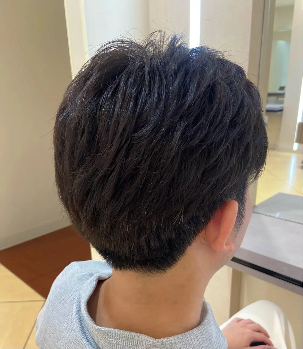メンズ メンズパーマ 𖤐 arisaのヘアスタイル