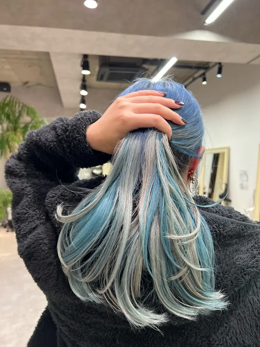 セミロング カラー ヘアカラー トリートメント 🍀お悩み改善憧れの 美髪 小林風雅のヘアスタイル