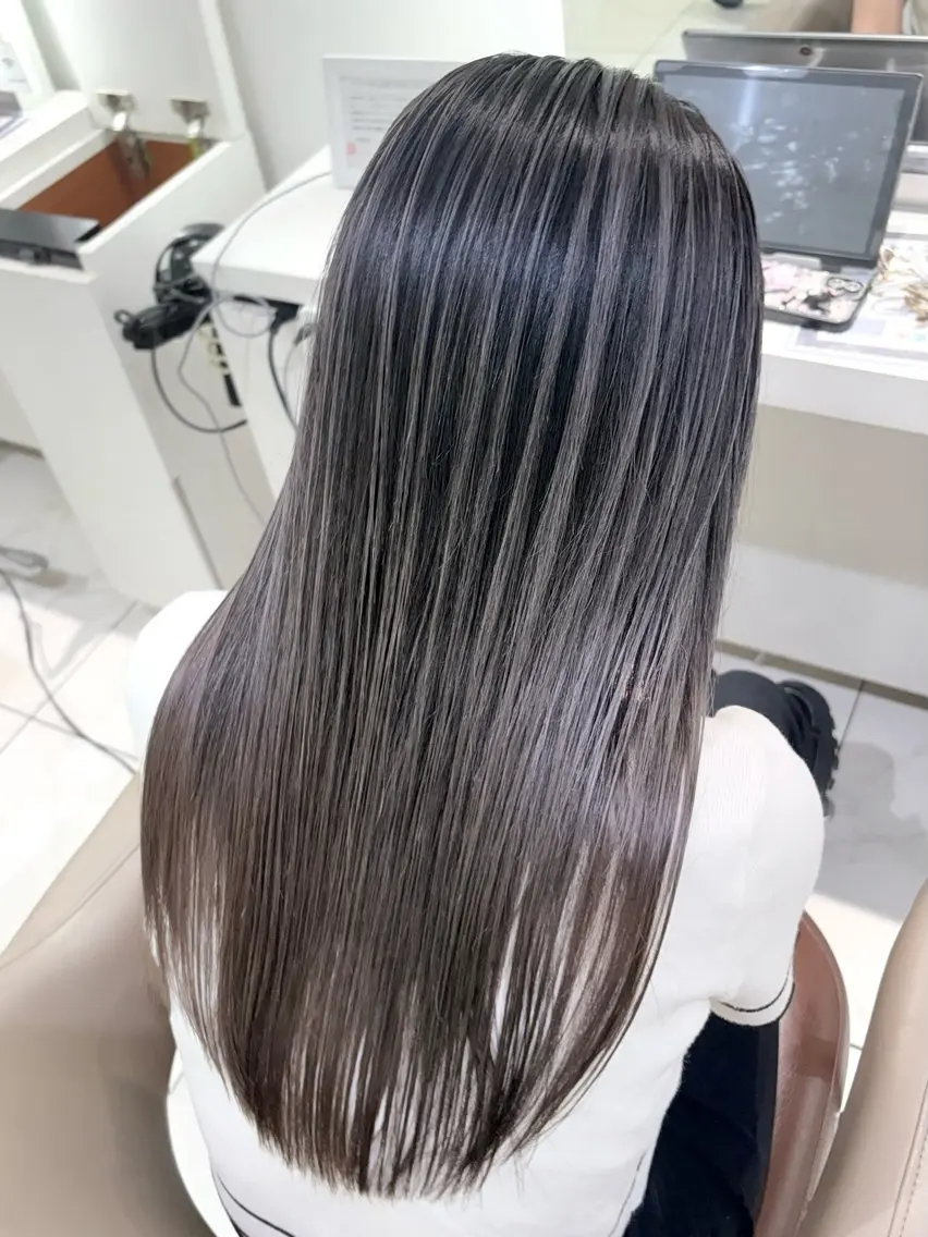 ロング カラー バレイヤージュ 髪質改善 レイヤーカット ヘアカラー トリートメント 大宮/バレイヤージュ 髪質改善/澤田隆誠のヘアスタイル