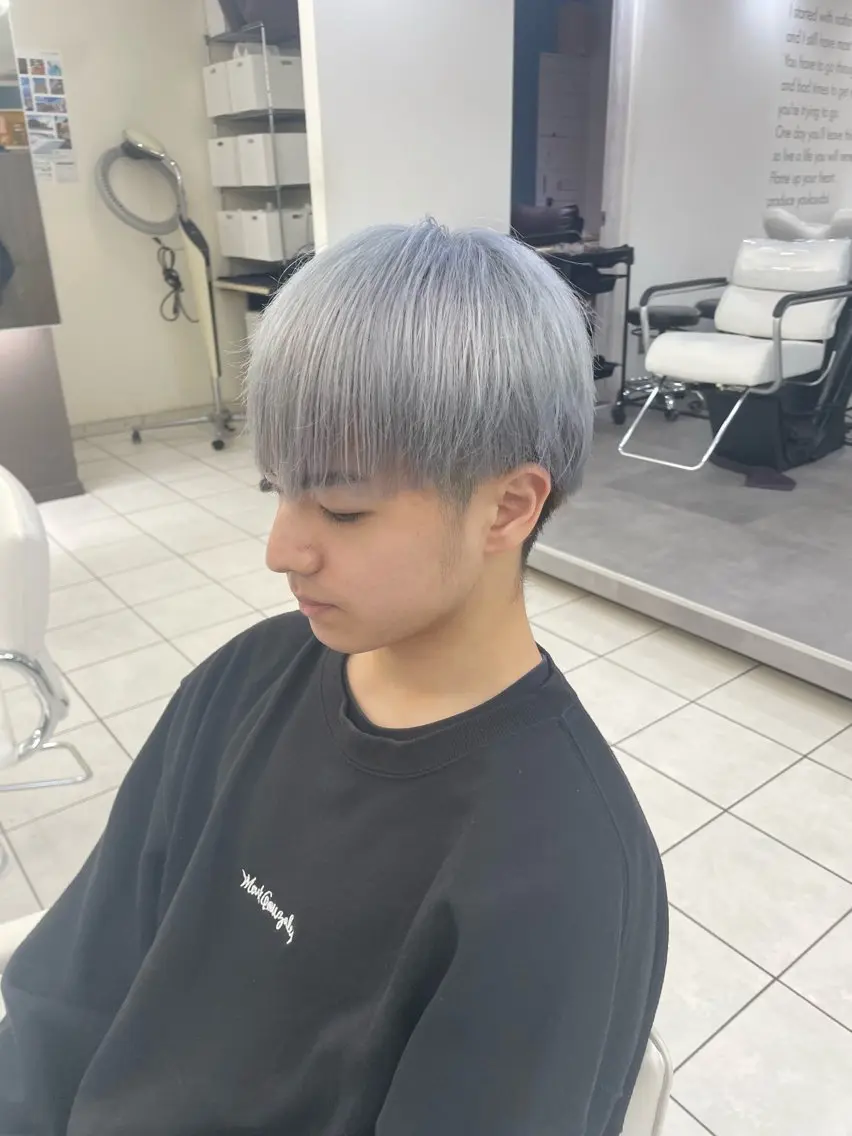 メンズ 成瀬スパイラル パーマ清水大隼のヘアスタイル