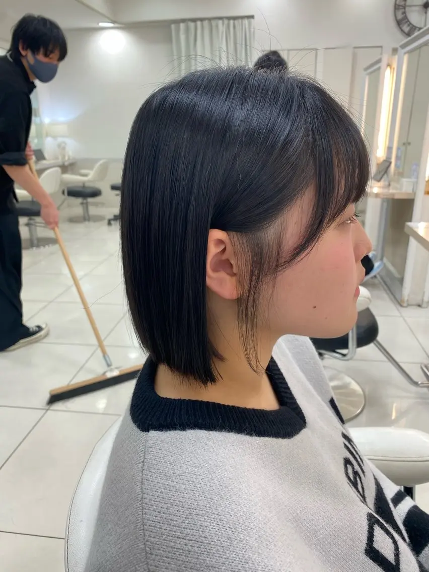 ミディアム 縮毛矯正 トリートメント 🌼上水流 彩乃🌼のヘアスタイル