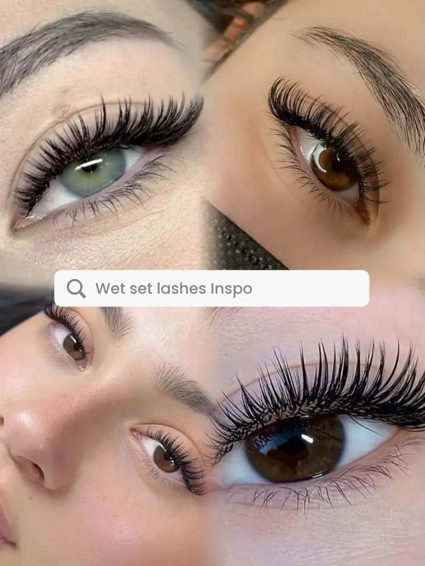 ◎期間限定特別価格‼️【Glossy Wet Lash | LED込み】人気No.1✨️〈下エクステ追加+¥2,000〉の写真