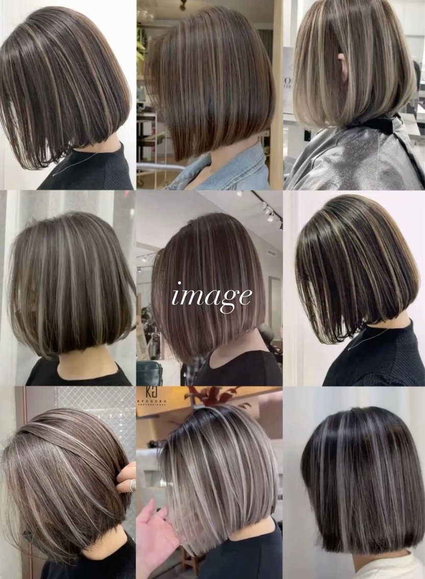 カラー 橋本 璃子のヘアスタイル