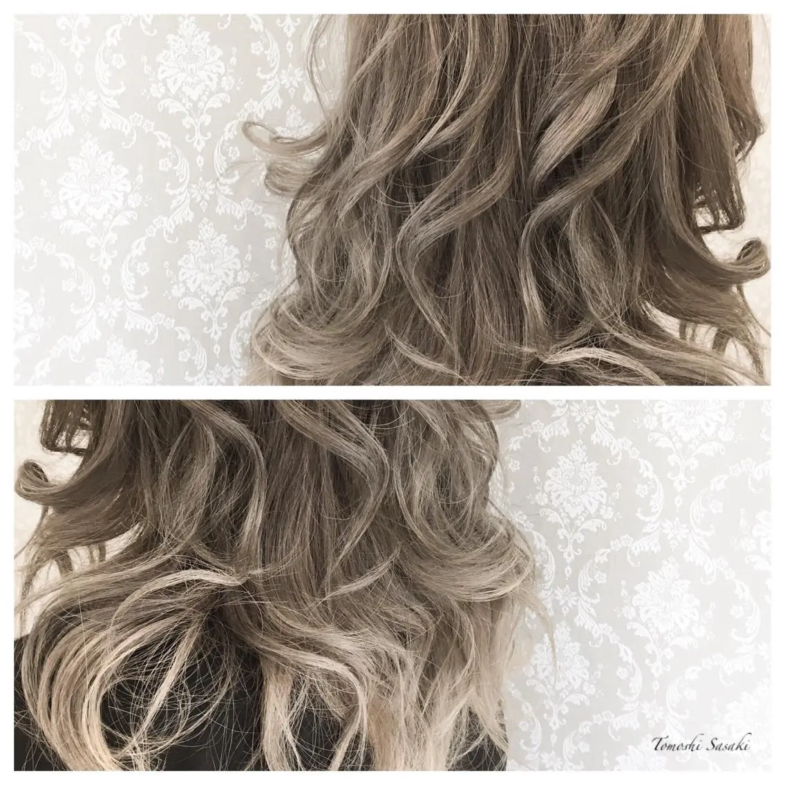 カラー 透明感カラー グラデーションカラー ササキ トモシのヘアスタイル