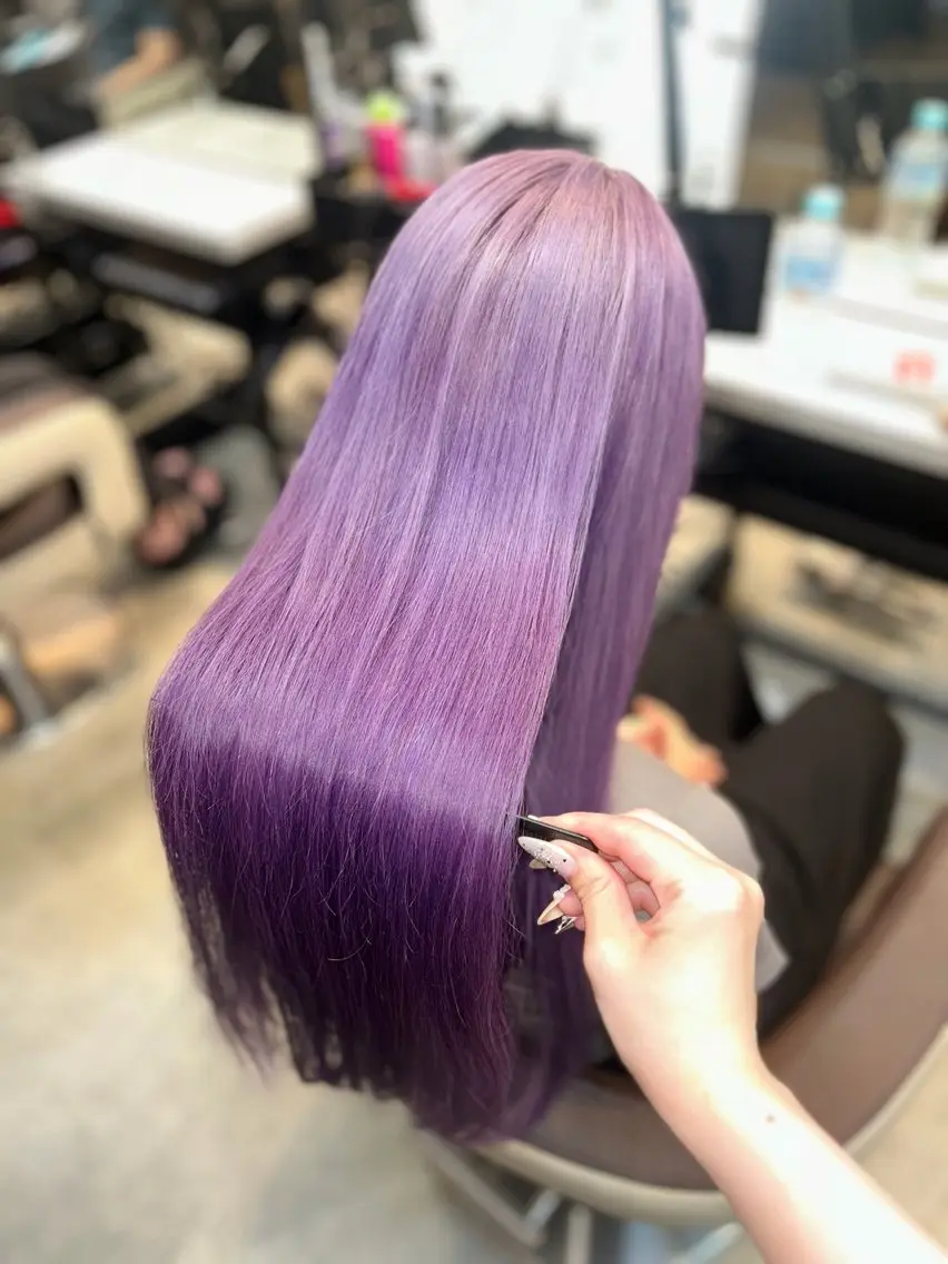 ロング カラー 💖艶髪縮毛矯正💖 Miikuのヘアスタイル