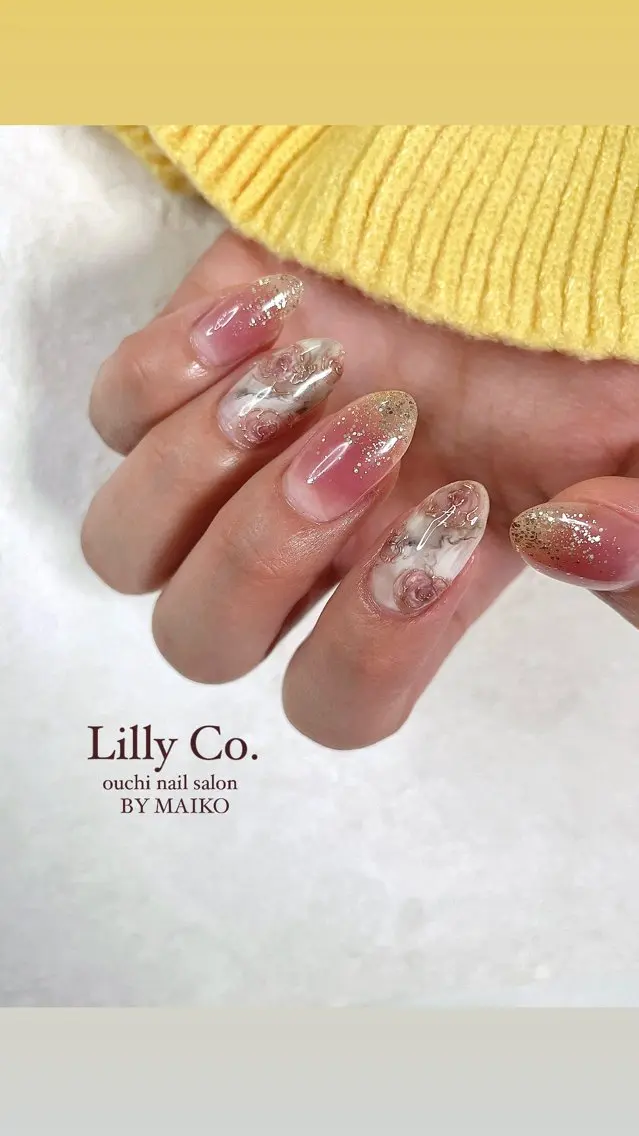 ネイル アートネイル ハンドネイル ハンドケア Lilly Co.のネイルデザイン