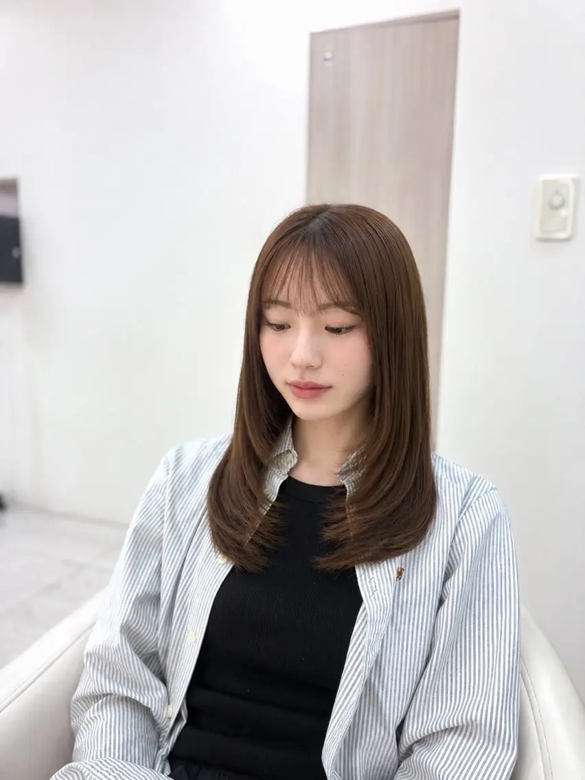 セミロング Hinata🫧 レイヤー×髪質改善のヘアスタイル