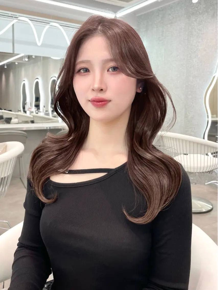 セミロング カラー カット ヘアカラー トリートメント 縮毛矯正ブリーチなし 🍒❤ゆうきのヘアスタイル