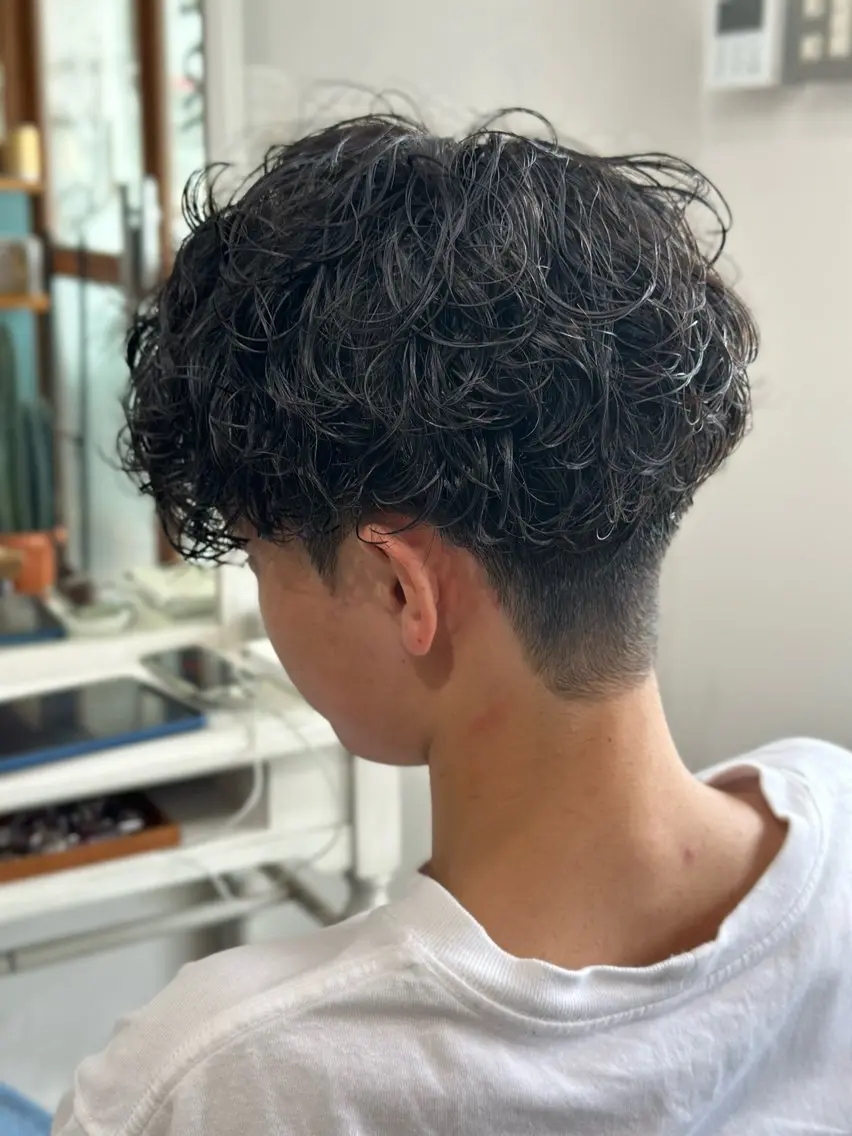 パーマ メンズ メンズパーマ パーマ Snalyメンズ特化 スエハラのヘアスタイル