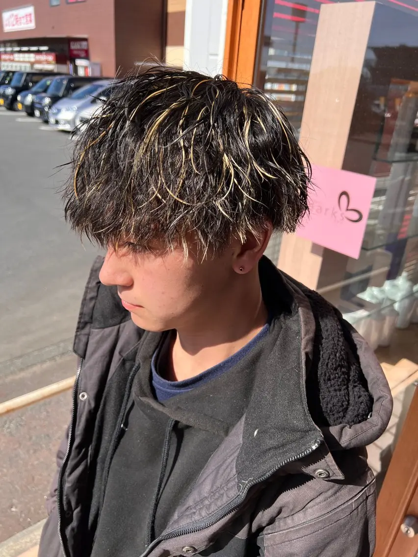 ショート パーマ 似合わせカット カット パーマ KENTO 【茨城1の縮毛矯正】のヘアスタイル
