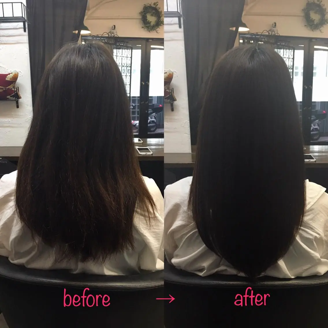 ロング 髪質改善 縮毛矯正 トリートメント 縮毛矯正&髪質改善 MAILHAIRのヘアスタイル