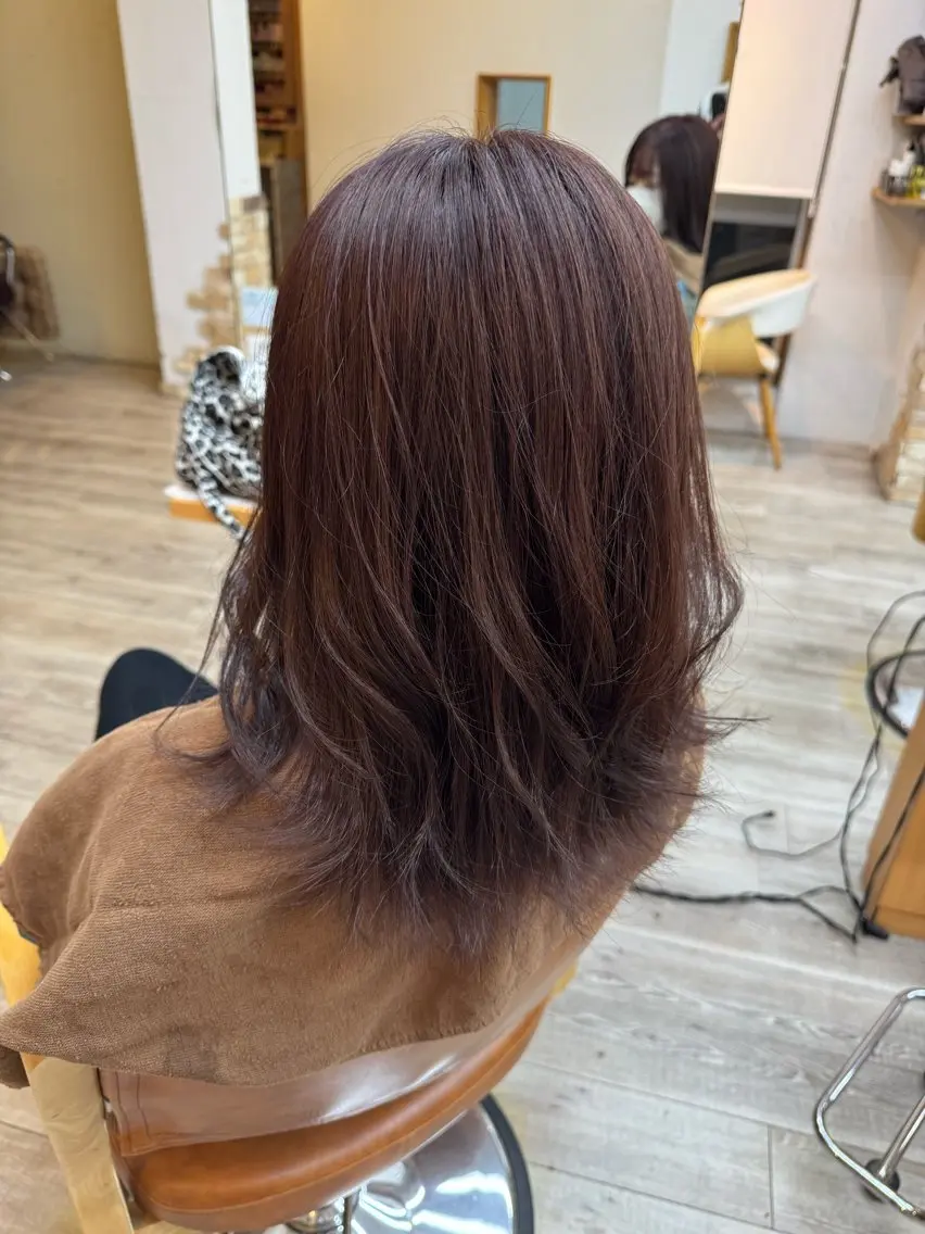 ミディアム ゆーせい❤️‍🔥東 戸塚/レイヤーカットのヘアスタイル