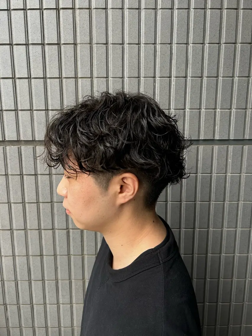 パーマ メンズ 横浜カラー/ブリーチ SAKI💫のヘアスタイル