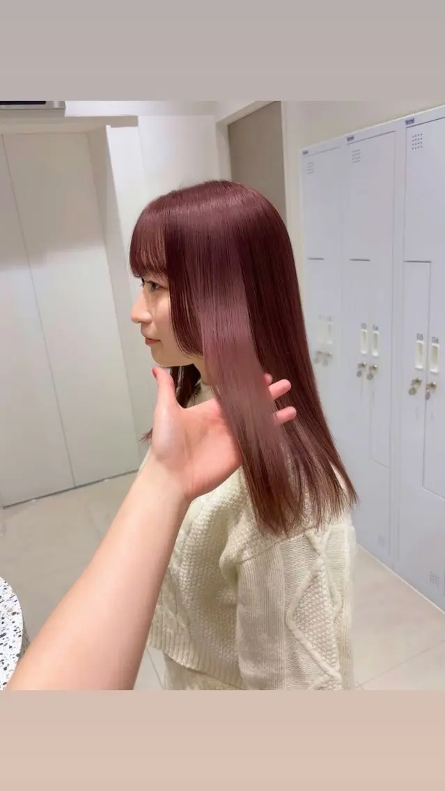 ミディアム minatsu 東京の技術を京都でのヘアスタイル