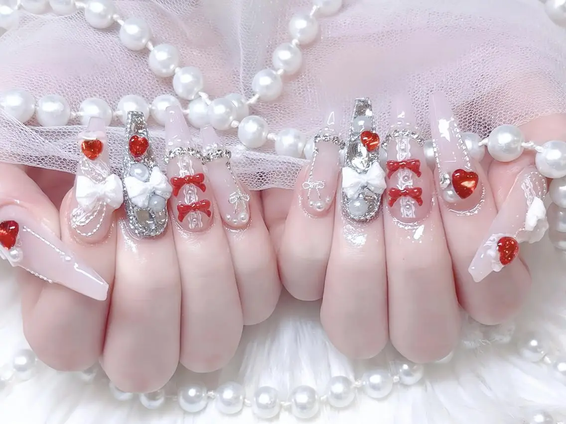 ネイル メンズ キッズ メンズ韓国風 オーロラネイル チークネイル 桜ネイル クリアネイル Rin Nail Shinokuboのネイルデザイン