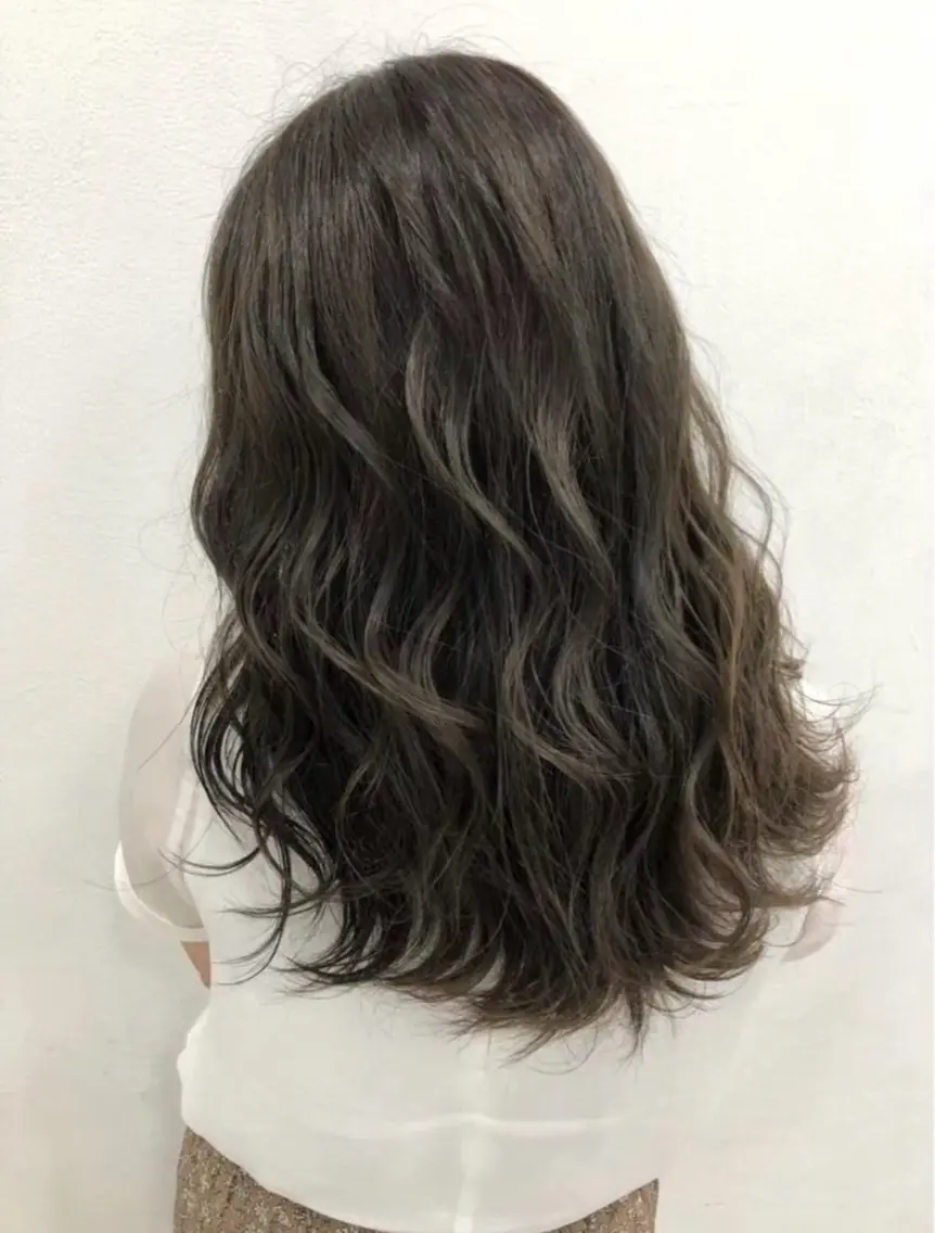 セミロング ヘアカラー トリートメント 🫧小林舞衣 🌙のヘアスタイル