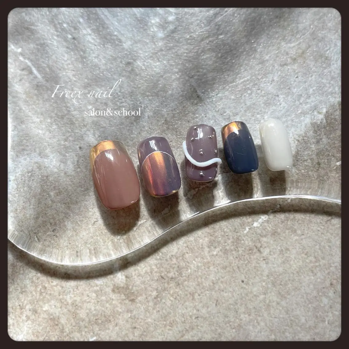 ネイル ハンドネイル ハンドケア freex nail /ニュアンス/個性派のネイルデザイン