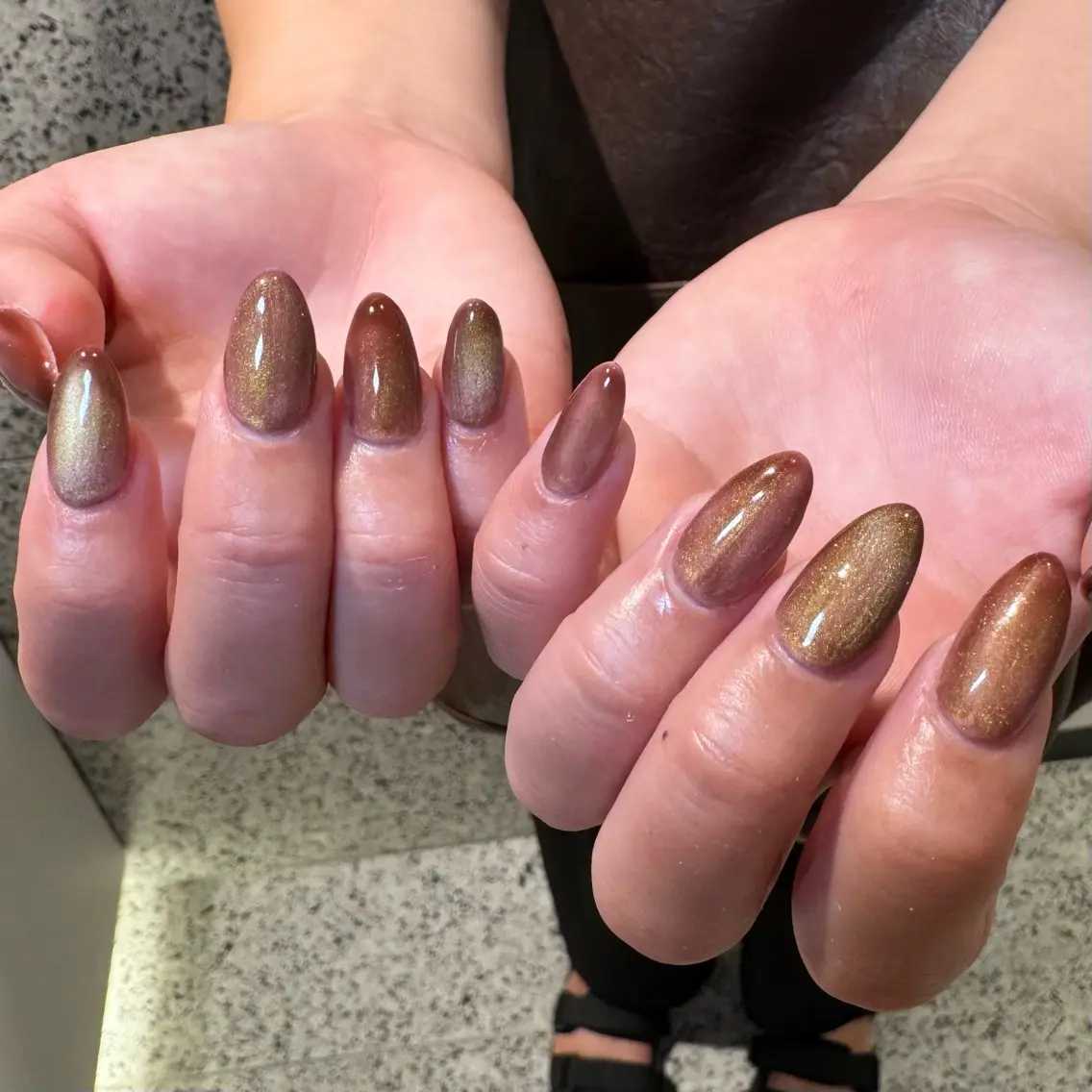 ネイル マグネットネイル ハンドネイル RIEKO🍒 ワンホン♡推しネイルのネイルデザイン