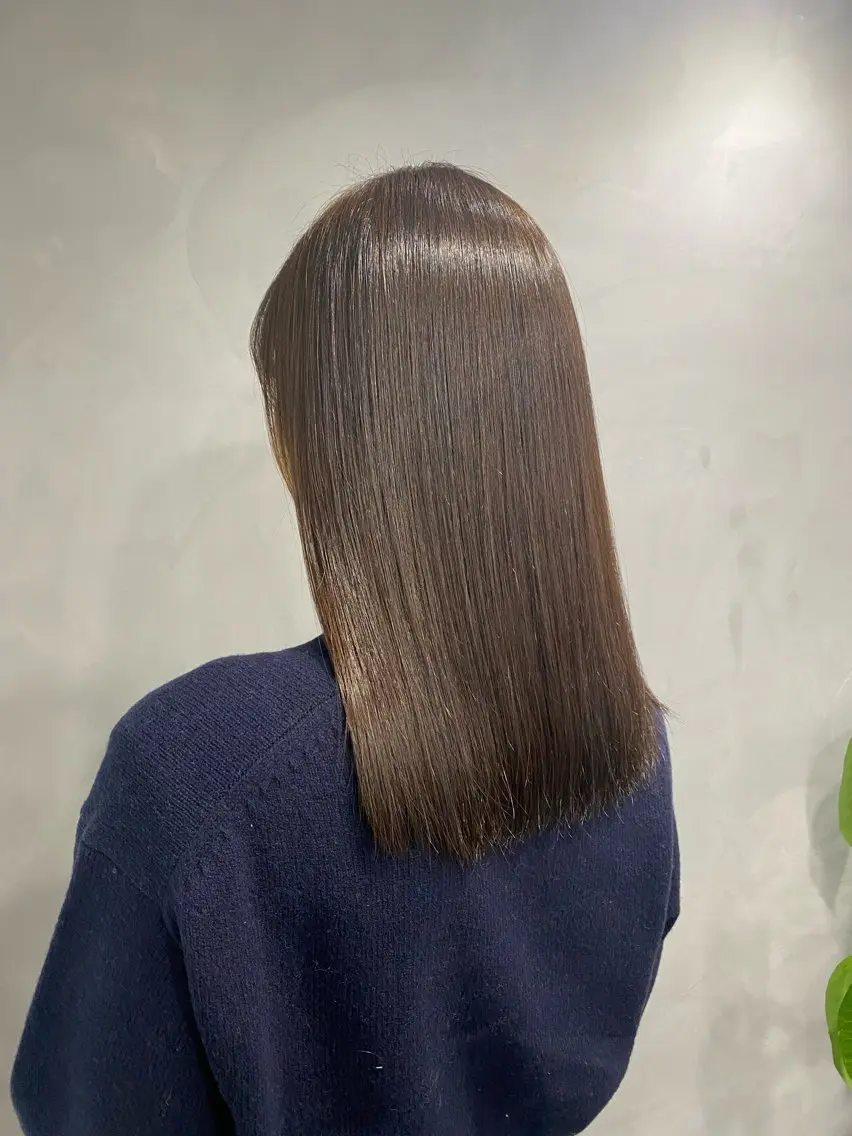 カラー 髪質改善 ヘアカラー トリートメント 梅田中崎町髪質改善 /オキヒロト/エコルのヘアスタイル