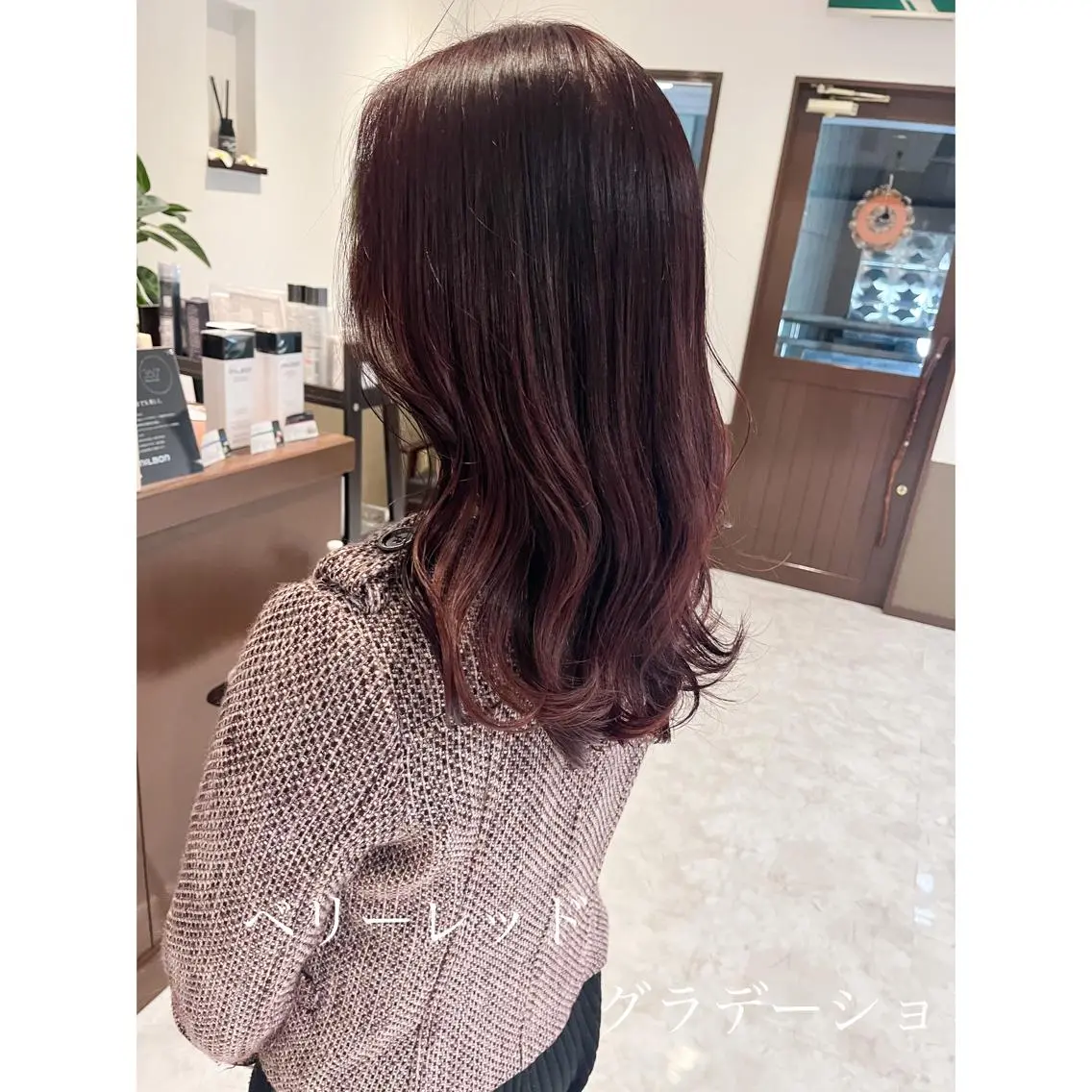 ミディアム カラー 坂井田 浩樹のヘアスタイル