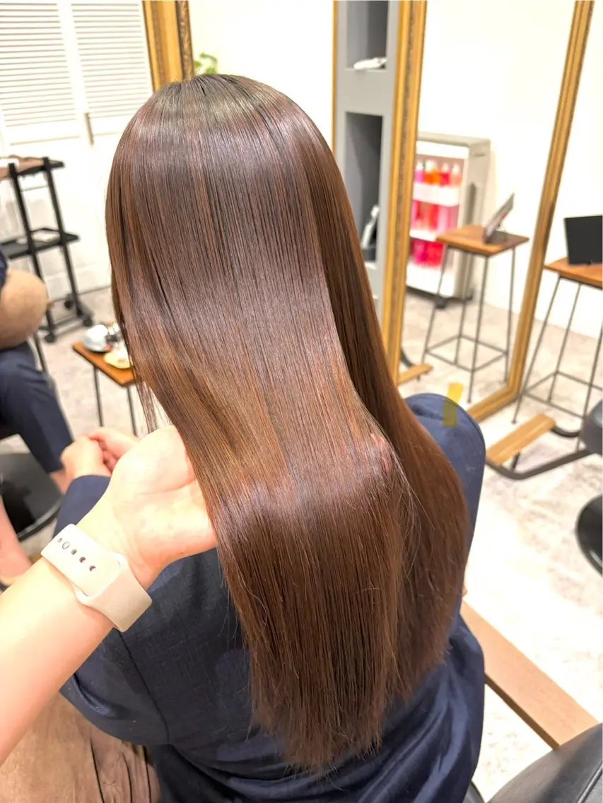ロング 髪質改善 縮毛矯正 酸性ストレート 縮毛矯正 🕊髪質改善 ストレート🕊まいのヘアスタイル