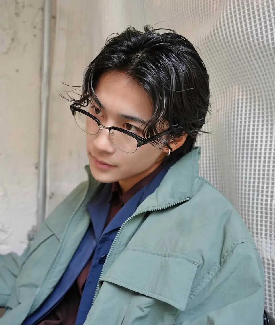 ミディアム 片山 和夢のヘアスタイル