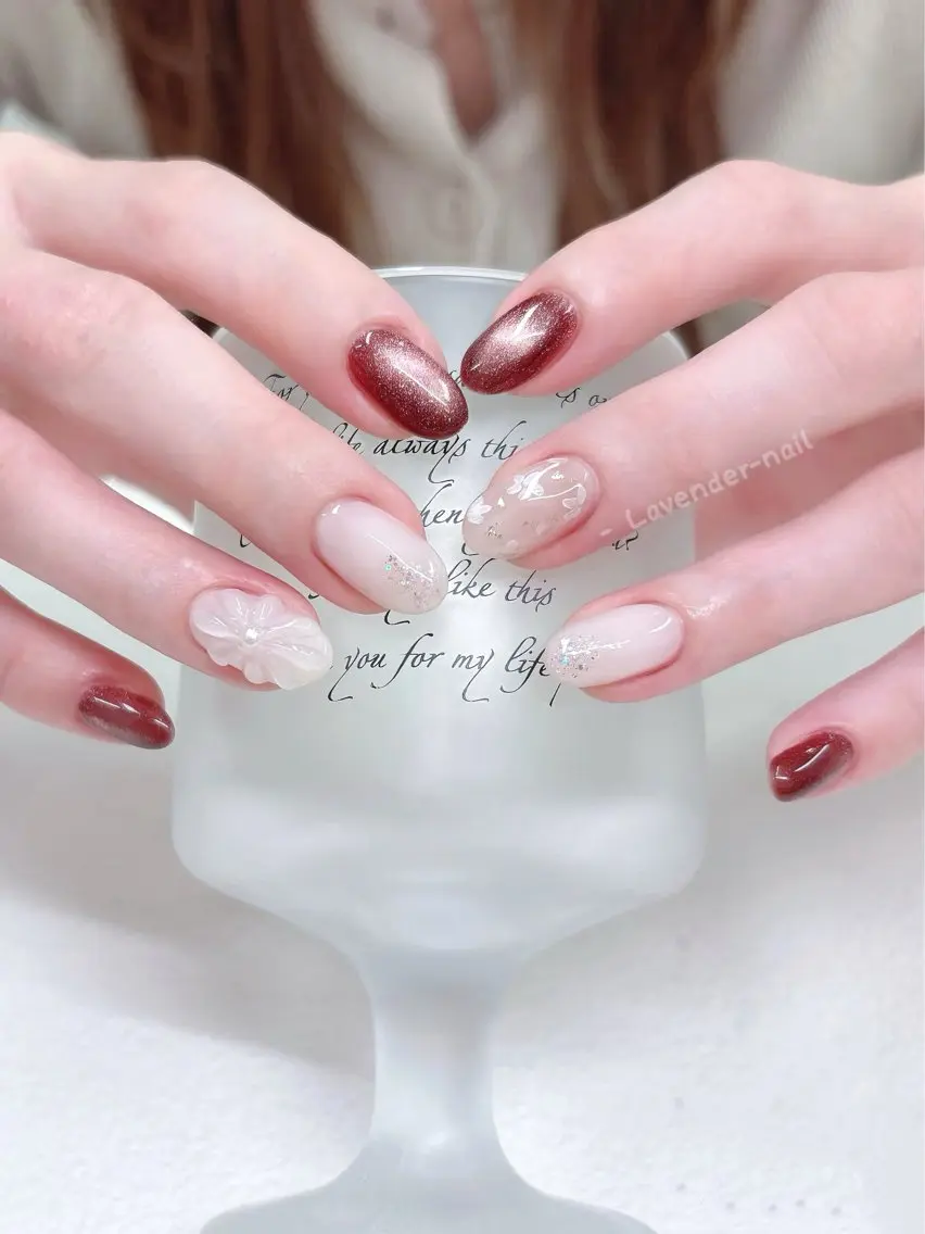 ネイル ハンドネイル Lavender nail·中島公園のネイルデザイン