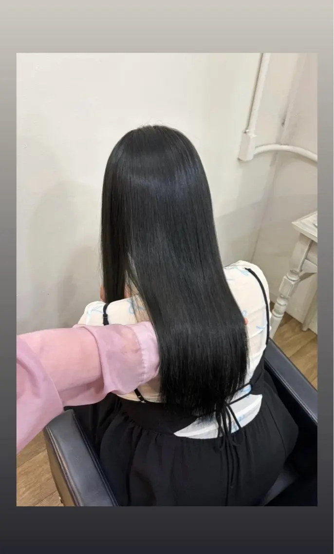 セミロング カラー グレージュ オリーブグレージュ オリーブグレー ヘアカラー 心寧🍑🤍ྀི/ beigecolorのヘアスタイル