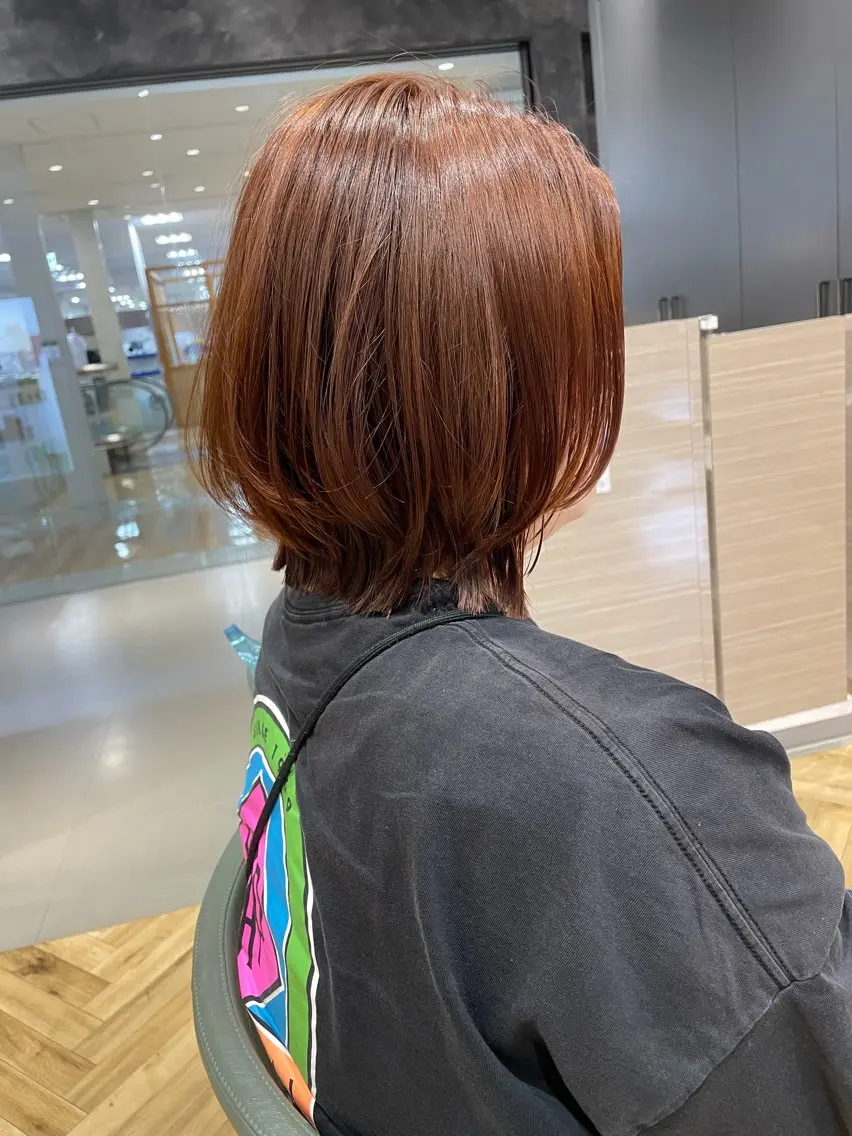 ミディアム カット ヘアカラー ナチュラルカラー 児玉優香のヘアスタイル