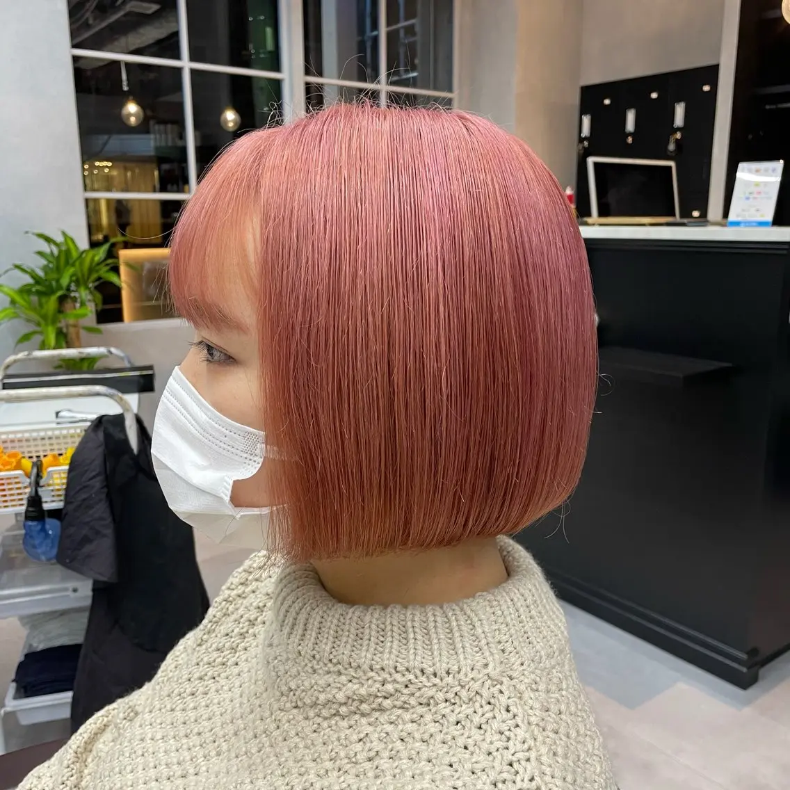 ショート カット ヘアカラー 🫧艶髪/ブリーチ 🐳honami🫧のヘアスタイル