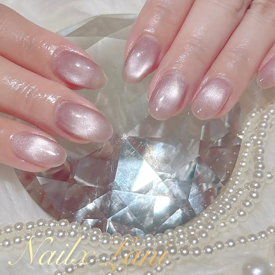 ネイル フットネイル ジェルネイル マグネットネイル パラジェル ハンドネイル Nail×Lani 深爪矯正対応◎のネイルデザイン