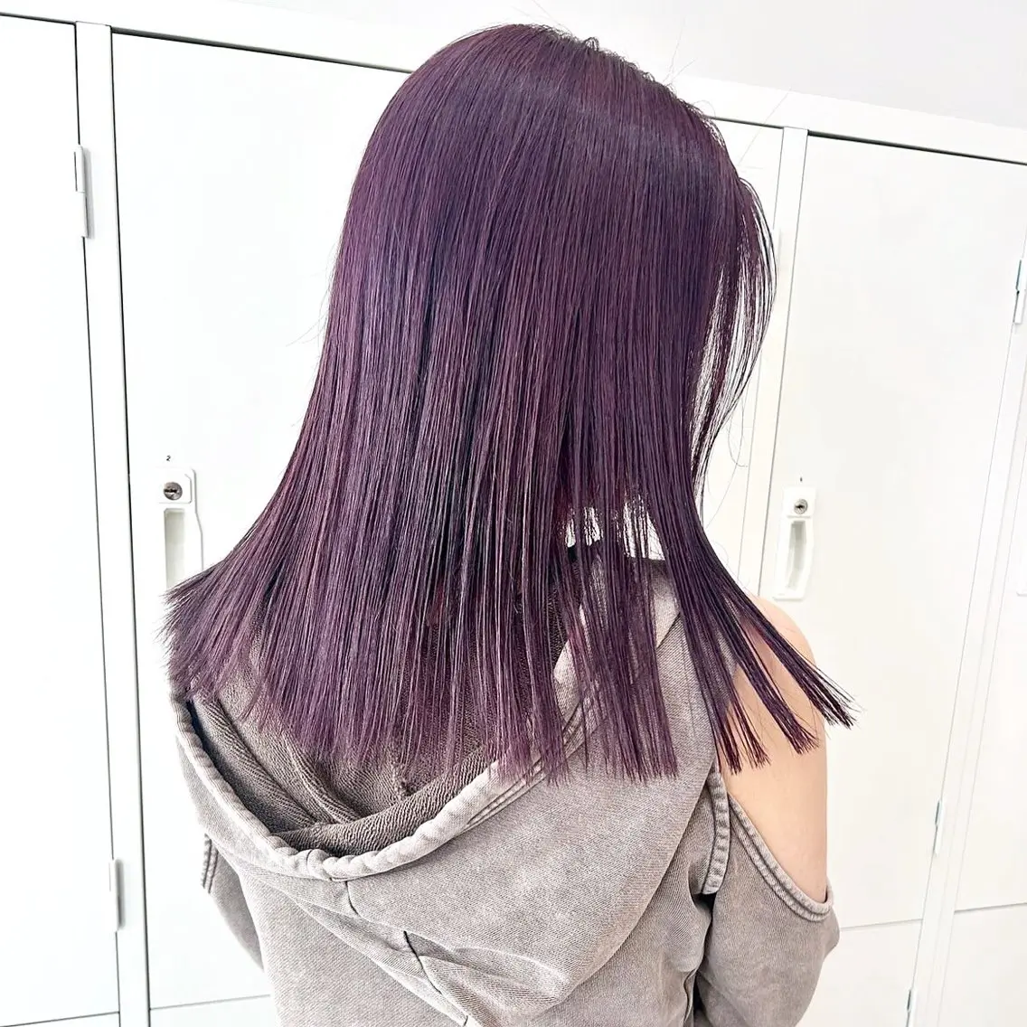 ミディアム カット ヘアカラー トリートメント akina*ブリーチ ♡トレンドヘアのヘアスタイル