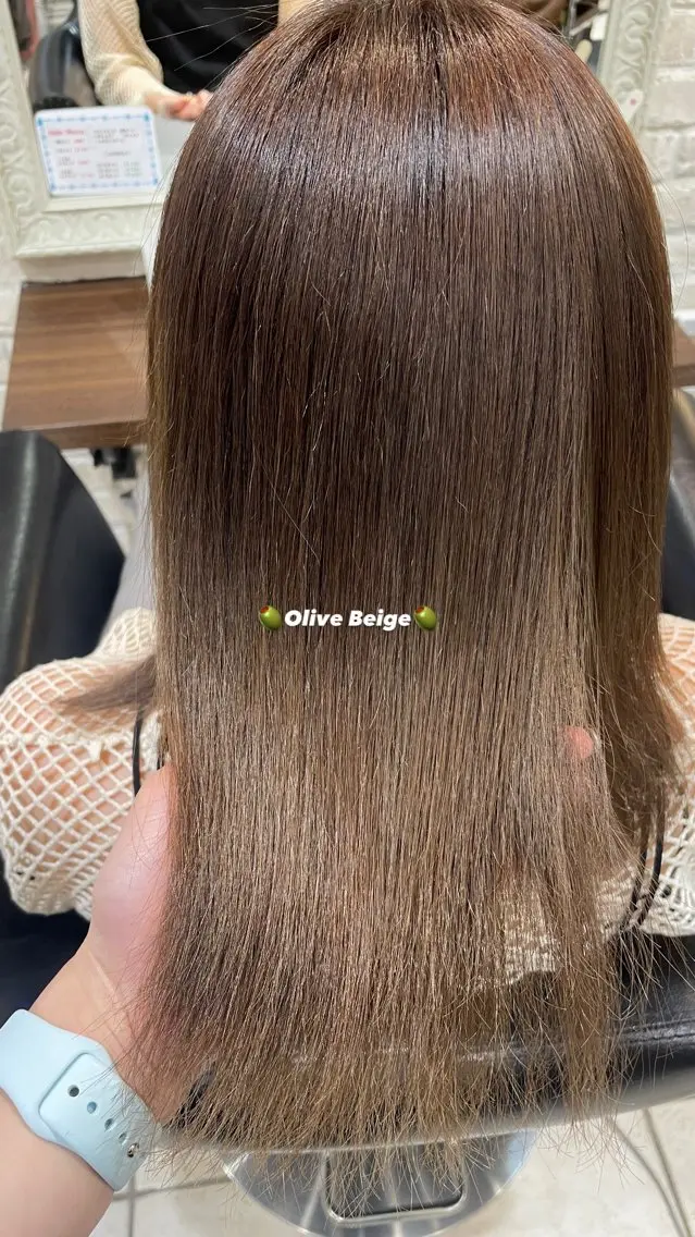 カラー 透明感カラー 🩵RIKO🩵 透明感カラー🫧のヘアスタイル