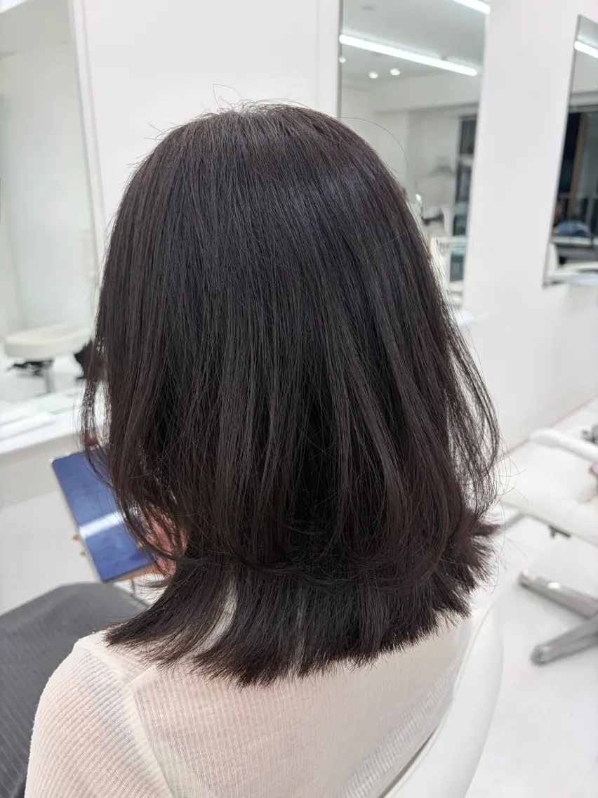 ミディアム ミディアムレイヤー レイヤーカット 楓乃 /KANOのヘアスタイル