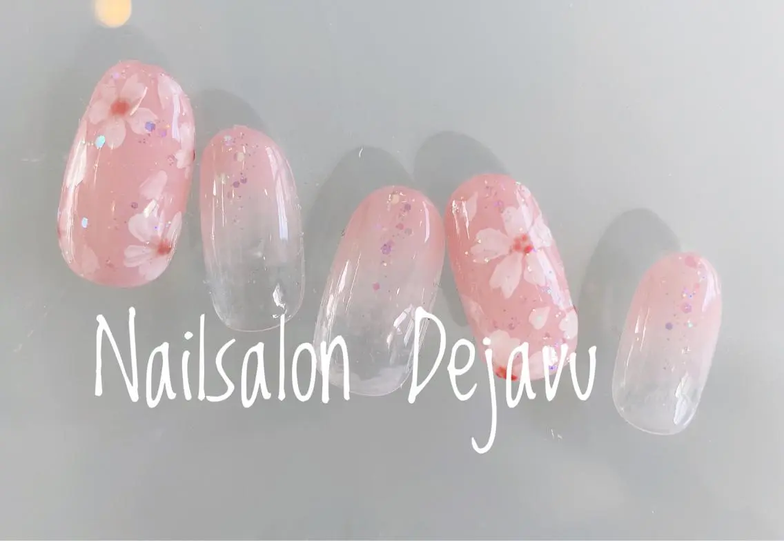 ネイル アートネイル 春ネイル ハンドネイル Nailsalon Dejavuのネイルデザイン