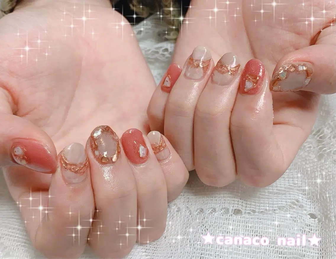 ネイル アートネイル ジェルネイル ミラーネイル ニュアンスネイル オフィスネイル ハンドネイル ハンドケア ベテランネイル cnc nailのネイルデザイン