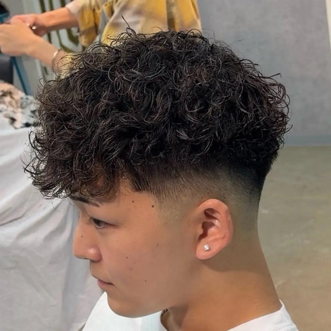 ショート パーマ メンズ メンズ専門🥸 フェード特化 涼太のヘアスタイル