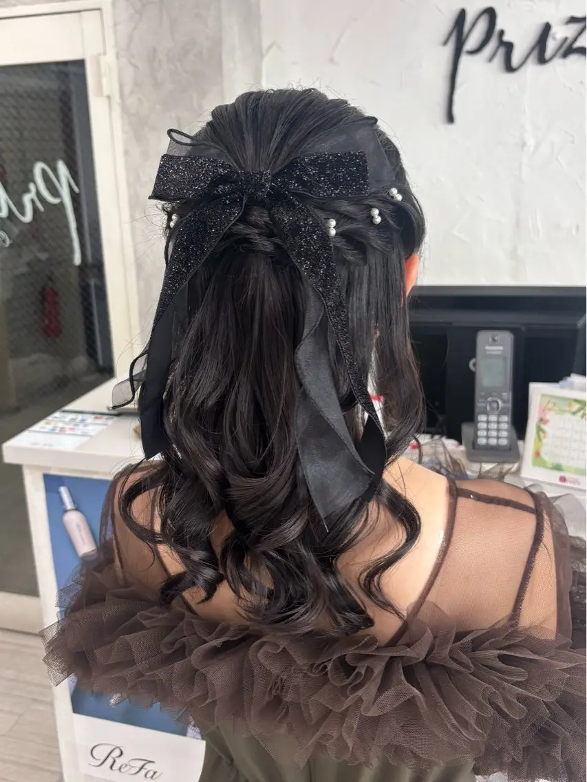 ミディアム ヘアアレンジ 🎀 YURI 🎀 ヘアアレンジ 原宿のヘアスタイル