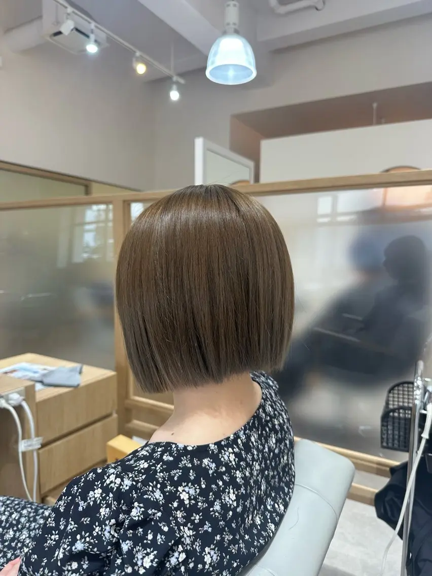 ショート ボブ カット トリートメント カットモデル募集中 🌟/田中 桜風のヘアスタイル