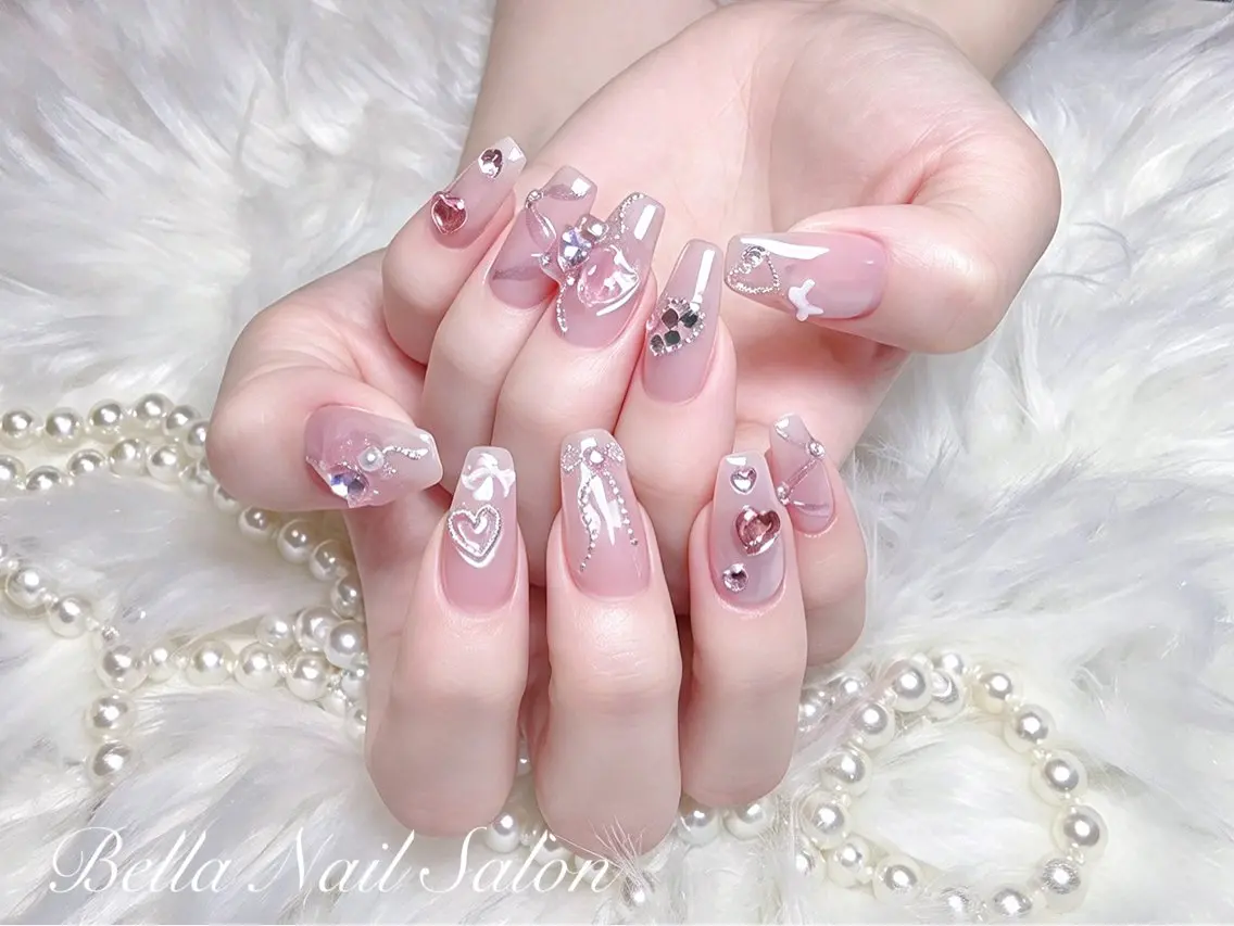 ネイル ハンドネイル Bella Nail Salonパラジェルのネイルデザイン