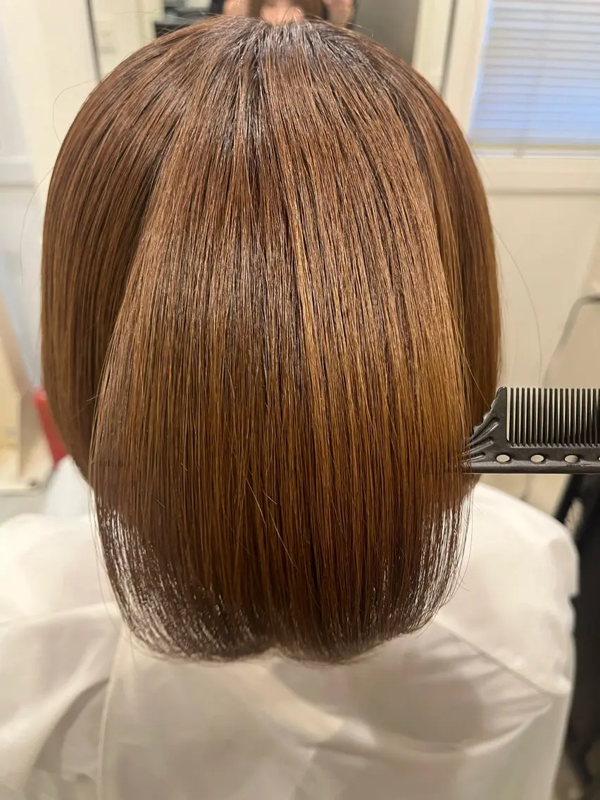 ショート カラー ブリーチ 透明感カラー ブリーチなしカラー 髪質改善 トリートメント 【ただの天才 🎨】のヘアスタイル