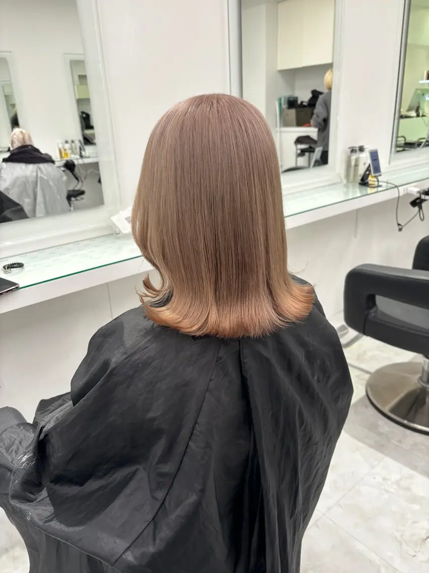 ロング カラー 💖ミルクティー💖 あかり💖のヘアスタイル